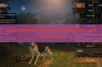 (明日之后无限内购版单机) 探索明日边境无限钻石版本，下载指南与注意事项