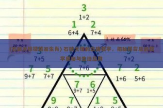 (石破天惊猜精准生肖) 石破天惊的正确数字，揭秘其背后的数学奥秘与生活应用