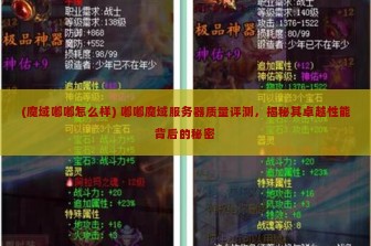 (魔域嘟嘟怎么样) 嘟嘟魔域服务器质量评测，揭秘其卓越性能背后的秘密