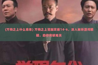 (万物之上什么意思) 万物之上觉醒攻略14-6，深入解析游戏精髓，助你突破难关