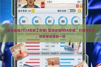 (篮球经理2024无限工资帽) 篮球经理NBA攻略，打造梦之队，你需要知道的一切