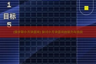 (俄罗斯小方块游戏) 探讨小方块游戏的魅力与挑战